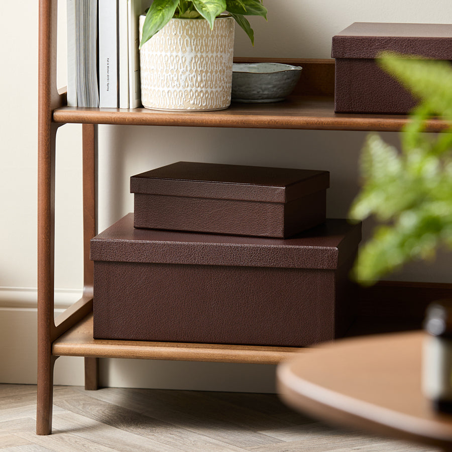 Faux Leather Storage Box Set l Set of Two or Three | HARRIS