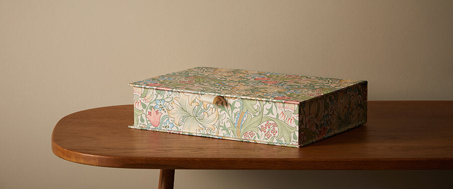 Golden Lily William Morris Keepsake Box