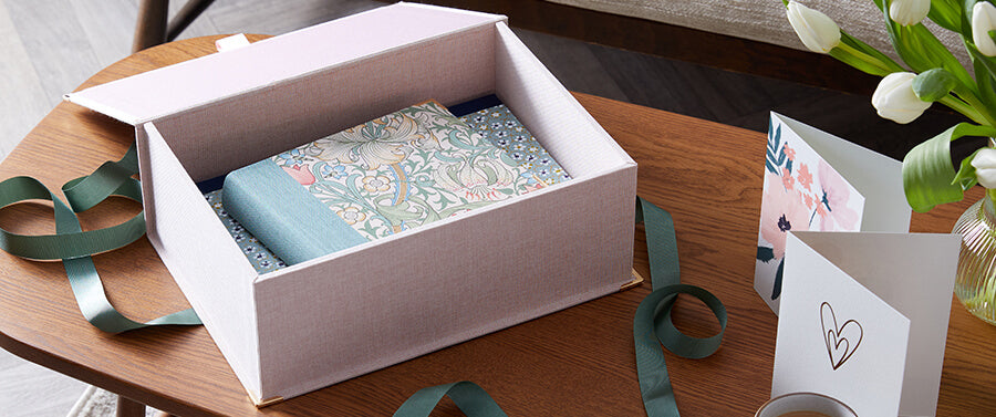 Luxury Fabric A4 Keepsake Box