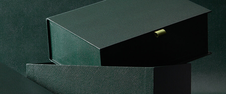 luxury faux leather keepsake box