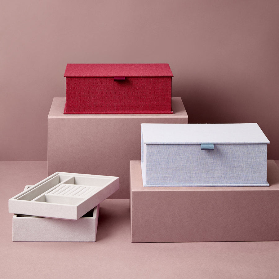 Fabric Anniversary Jewellery Box