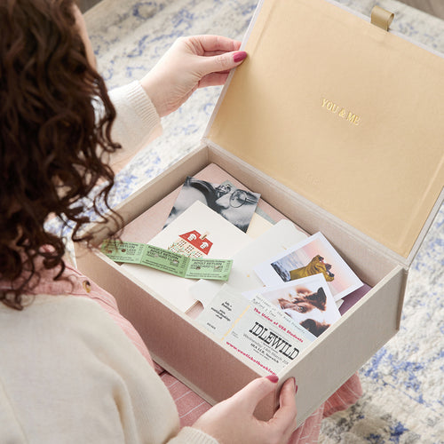 Fabric Anniversary Keepsake Box