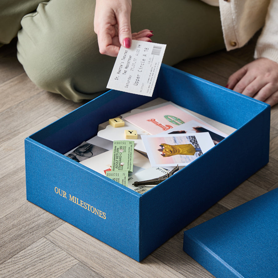 Fabric Anniversary Memory Box