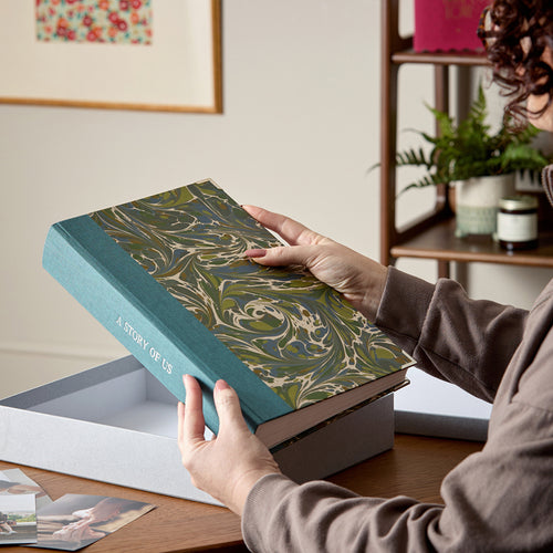 Designer Anniversary Slip-In Photo Album