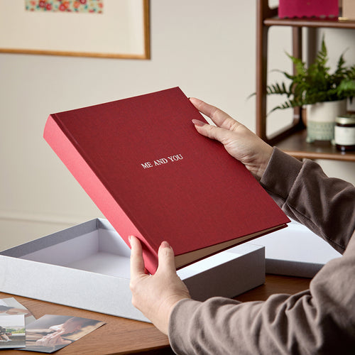 Fabric Anniversary Traditional Photo Album