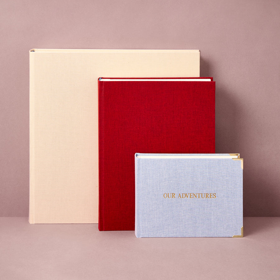 Fabric Anniversary Traditional Photo Album