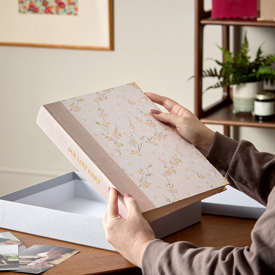 Patterned Anniversary Traditional Photo Album