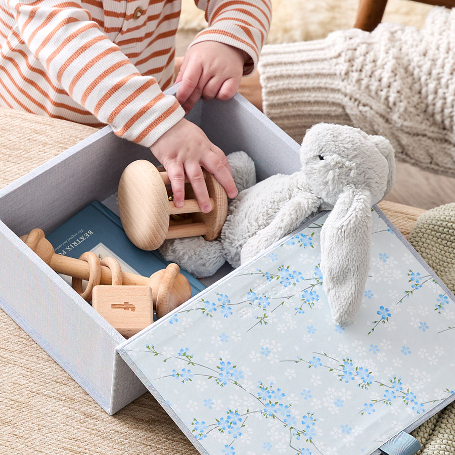 Fabric Baby Keepsake Box