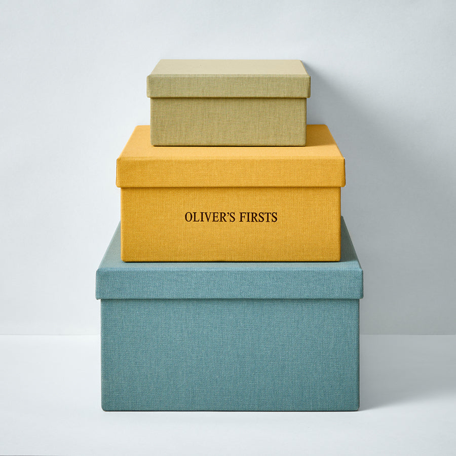 Fabric Baby Memory Box