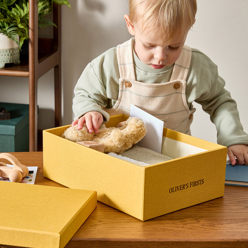 Fabric Baby Memory Box