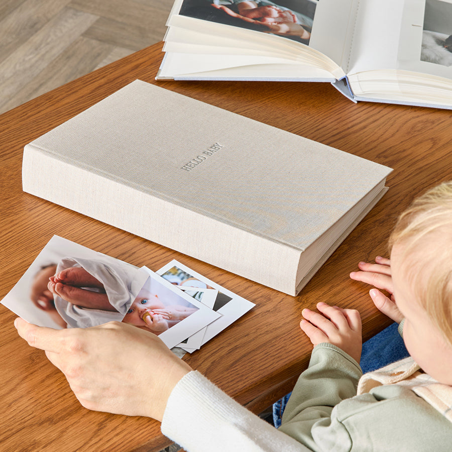 Fabric Baby Slip-In Photo Album