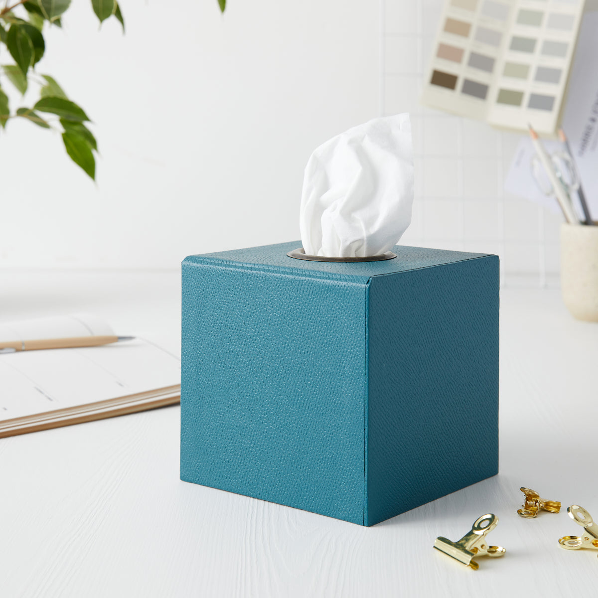 Faux Leather Tissue Boxes