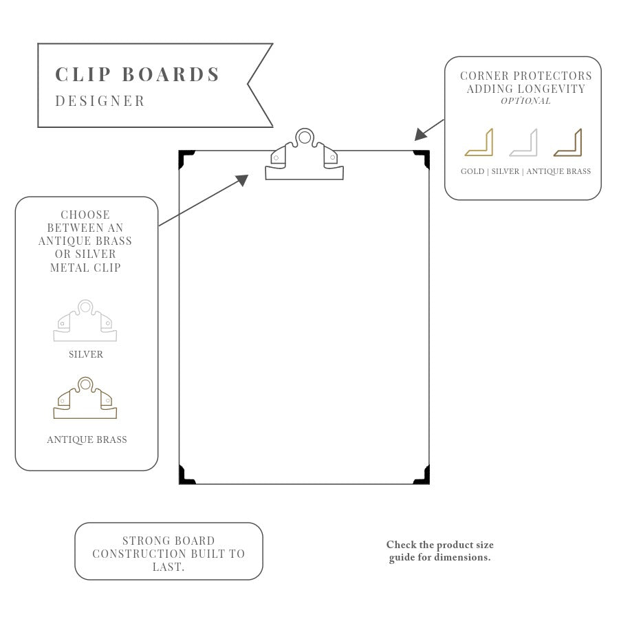 Designer Clipboards