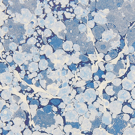 Decorative Marbled Blue Cover