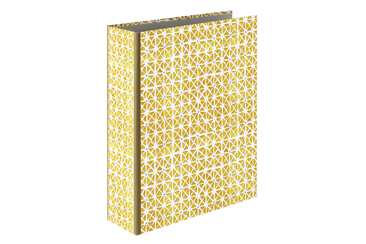 [Exterior Cover: Triangles Yellow Gold]