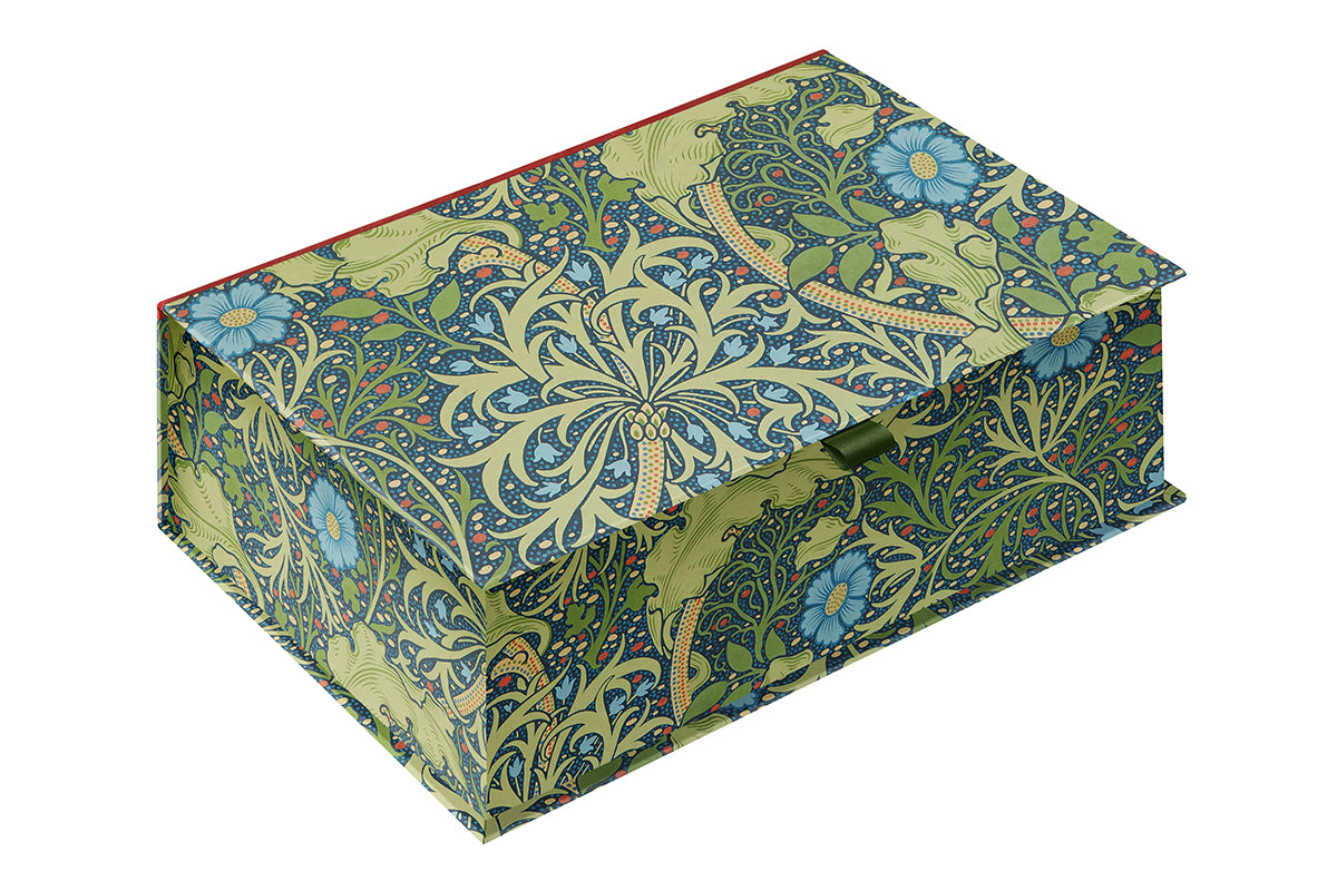 William Morris Memento Box hotsell Willow Blue | Office Collection & Stationery Handmade in England