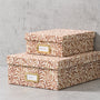 Decorative Fabric Storage Box Set