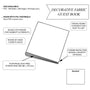 Decorative Fabric Guest Book