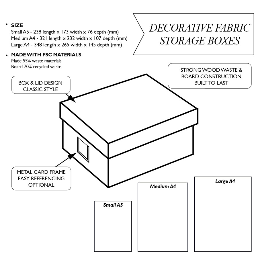 Customisable Storage Boxes