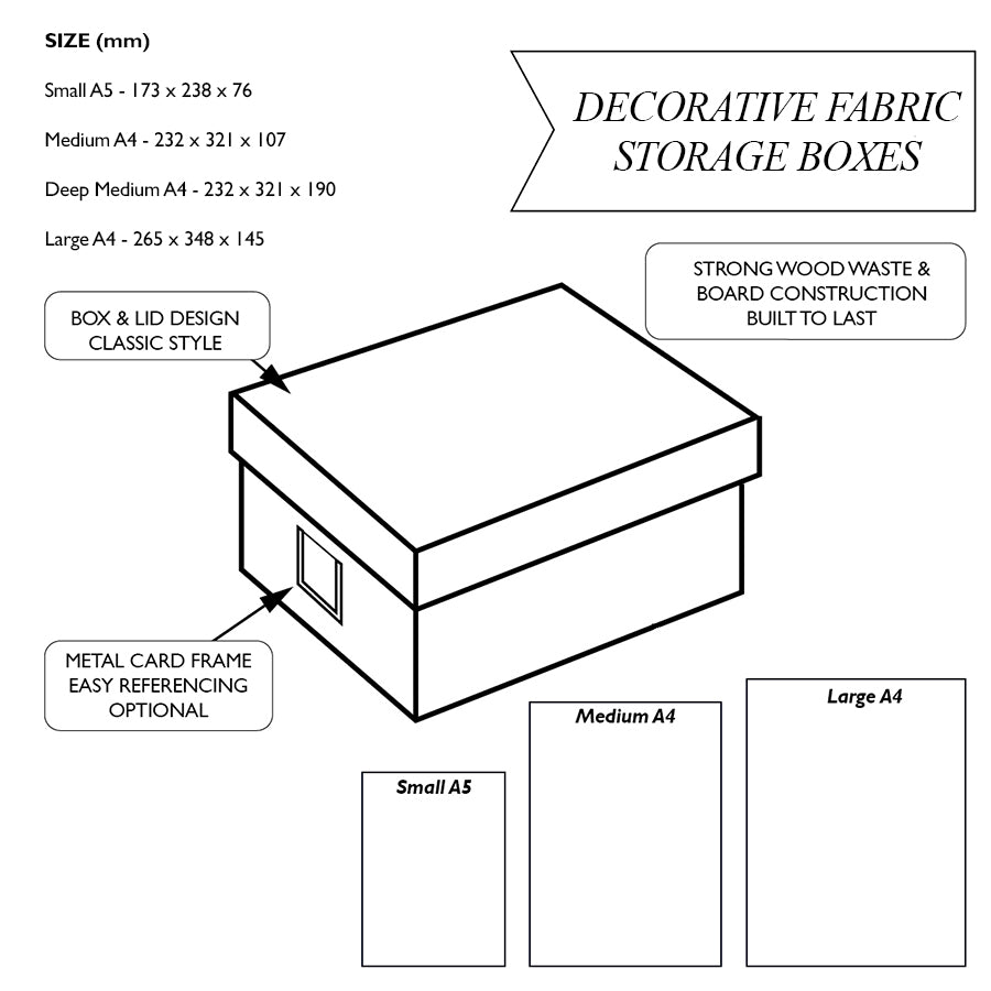 Decorative Fabric Storage Boxes l Luxury Storage Boxes with Lids ...