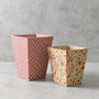 Decorative Fabric Waste Paper Bins