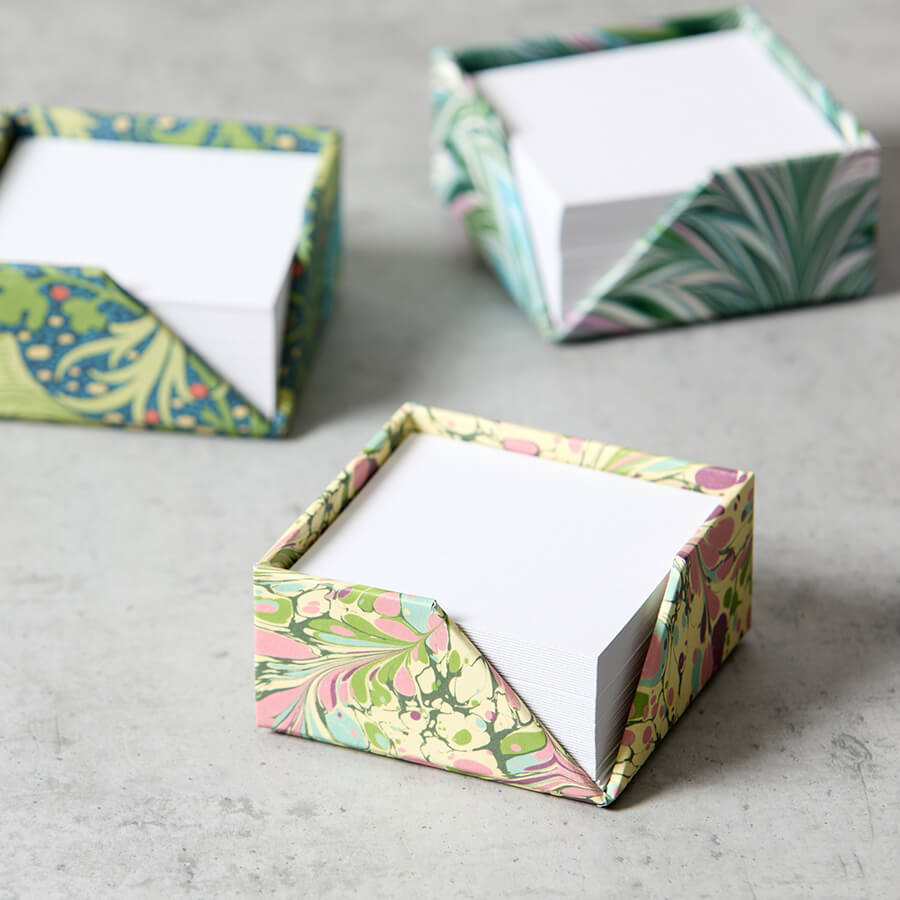 Memo Blocks Pattern Pretty Memo Blocks | Decorative Notepad Holder | Handmade UK | HARRIS ...