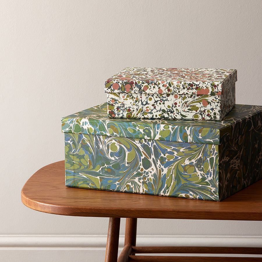 Jemma Lewis Marbling Storage Box