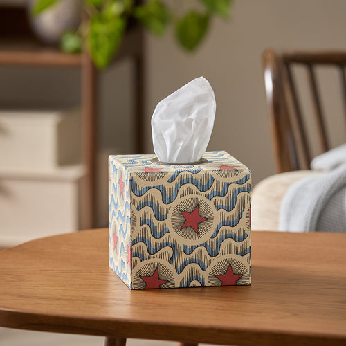  Cube 13CM Squared Tissue Box