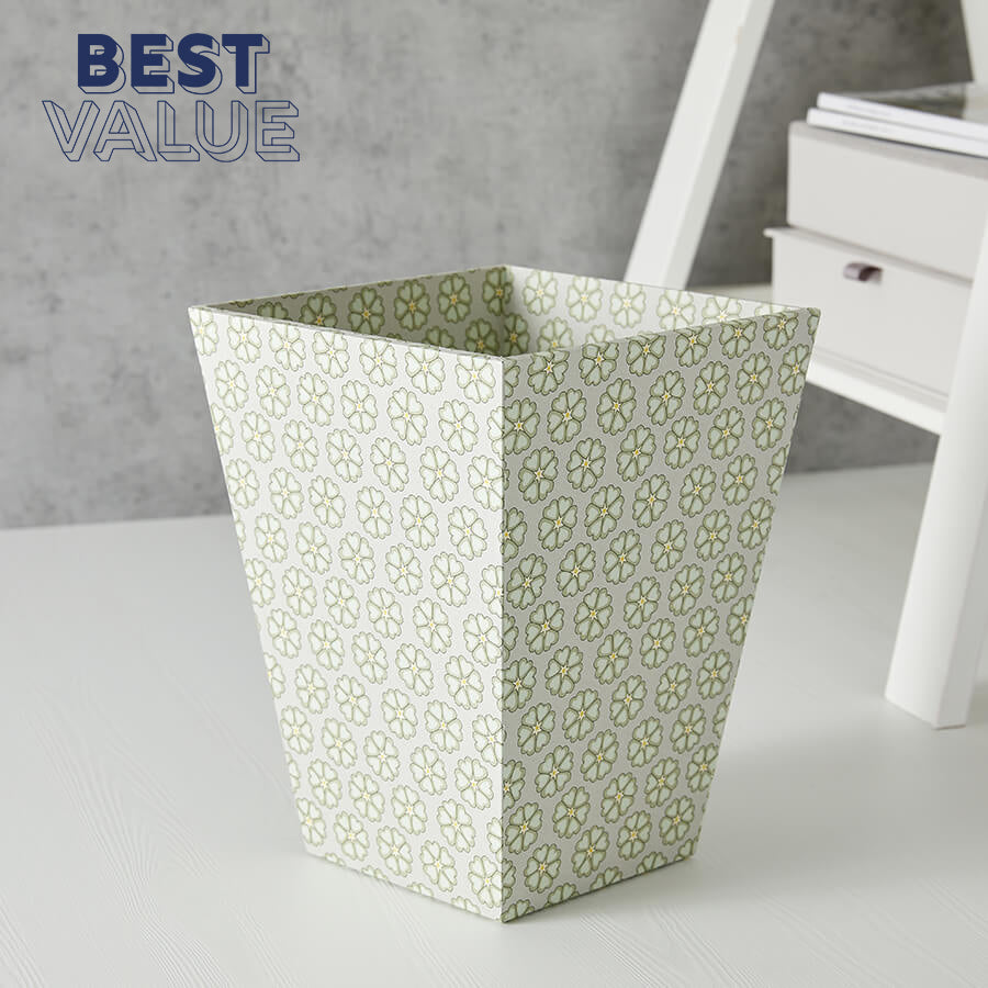 Decorative Waste Paper Basket 