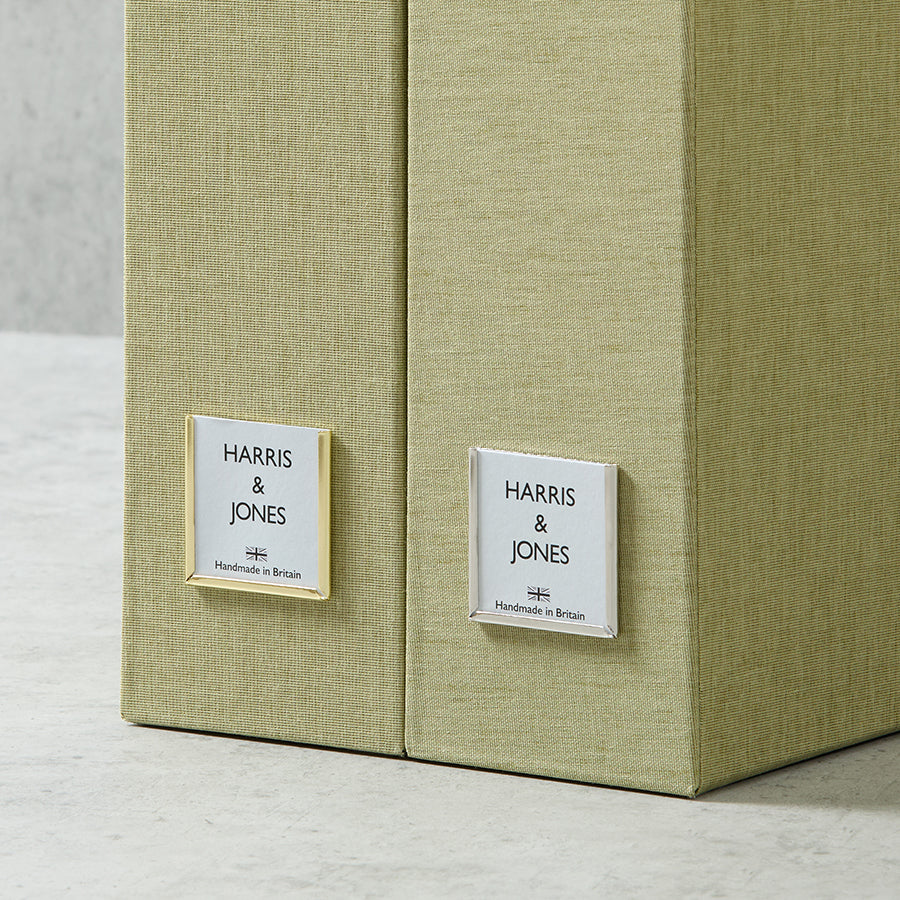 Patterned Magazine File Fabric Magazine Files | Set of Three or Five | HARRIS & JONES LTD