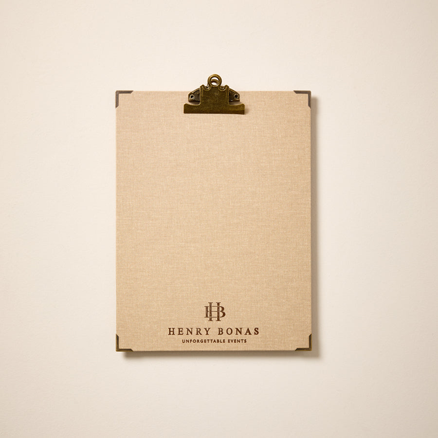 Fabric Branded Clipboard