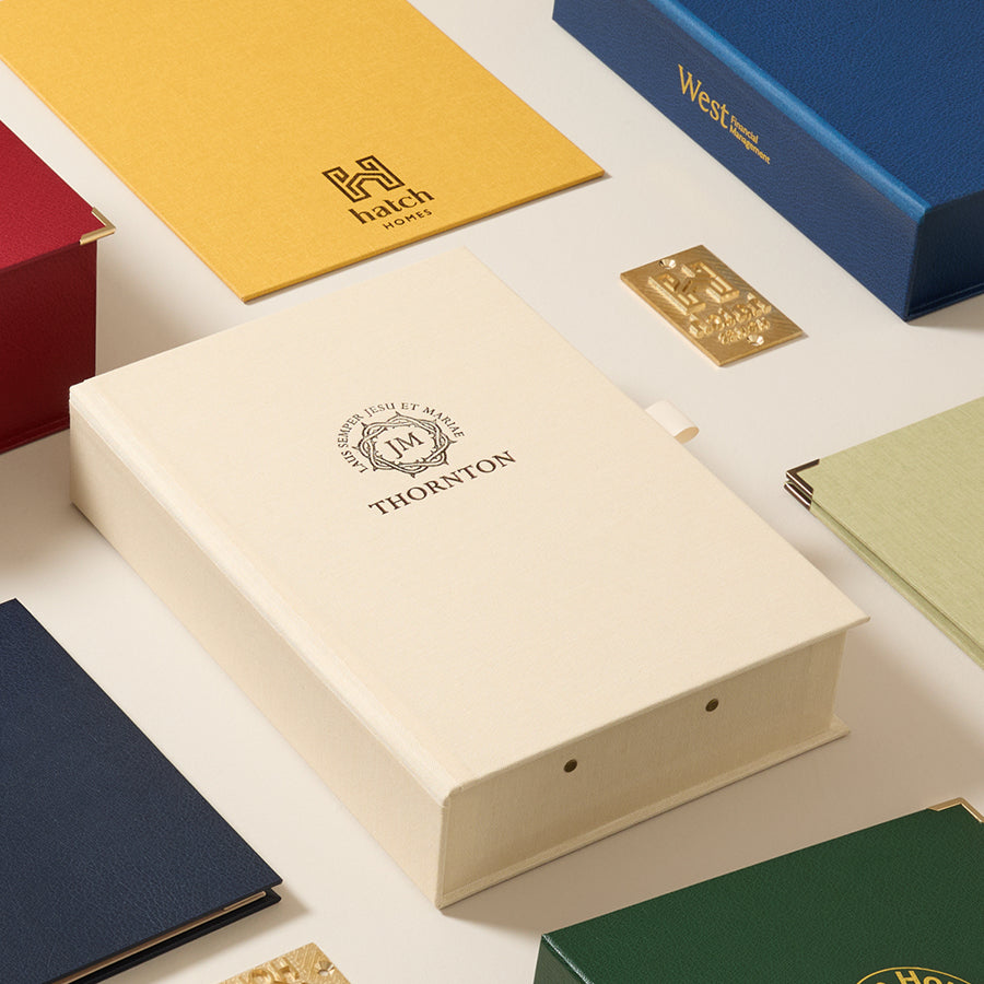 Fabric Branded Document Box