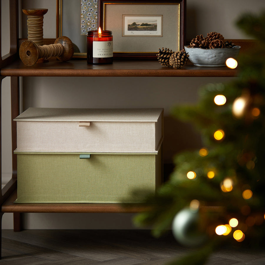 Fabric Box Files | Personalised Box File Organiser | HARRIS & JONES LTD