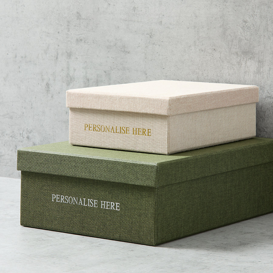 Fabric Anniversary Memory Box