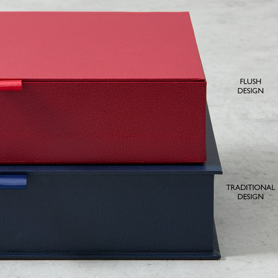 Faux Leather Box File - Set