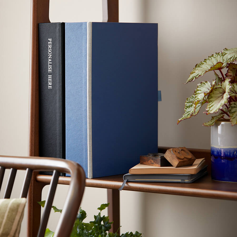 Faux Leather Box Files | Personalised Box File Organiser | HARRIS ...