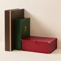 Faux Leather Branded Document Box
