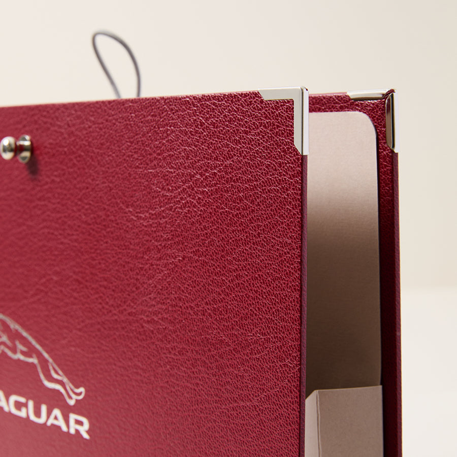 Faux Leather Branded Document Wallet