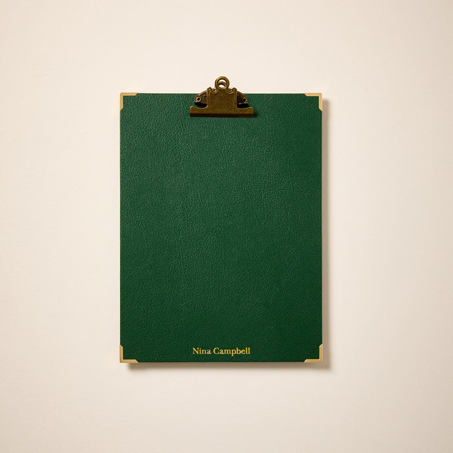 Faux Leather Branded Clipboard