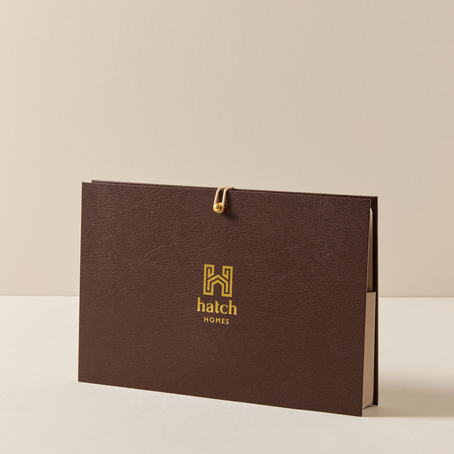 Faux Leather Branded Document Wallet