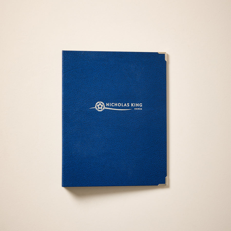Faux Leather Branded Document Files