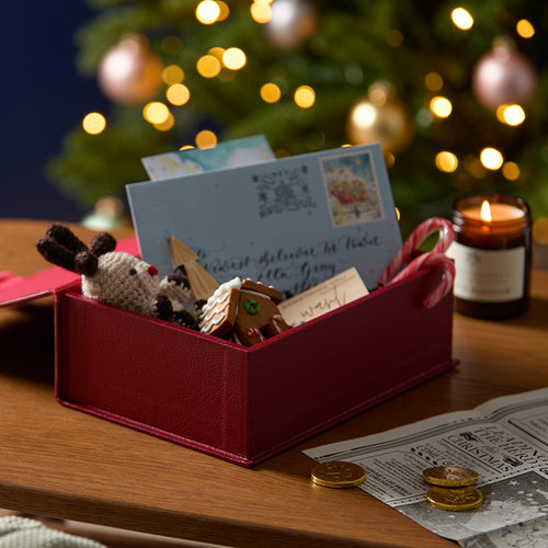 Faux Leather Keepsake Box