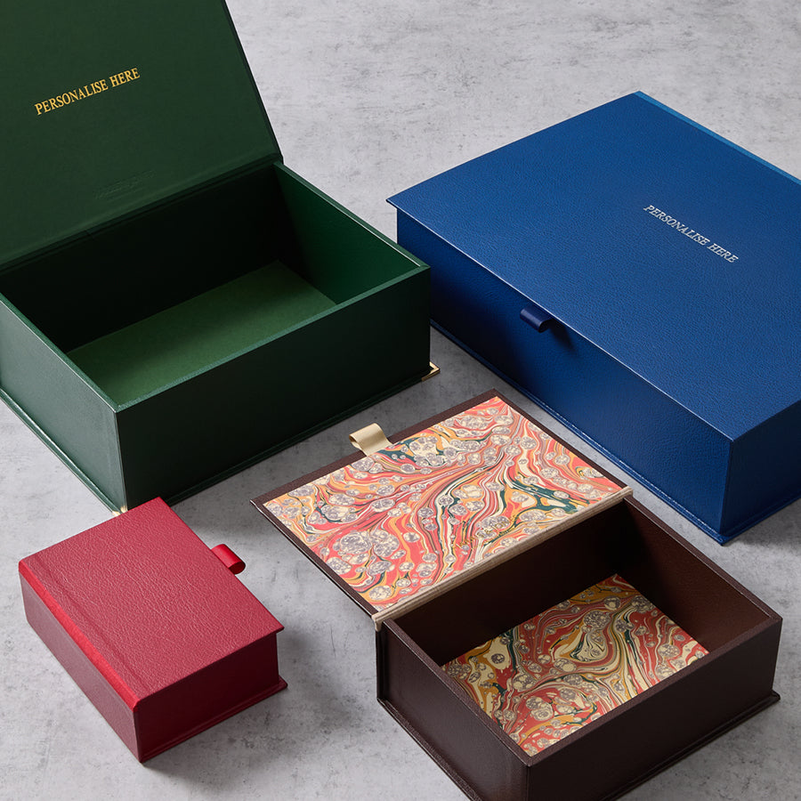 Faux Leather Keepsake Boxes l Personalised Memory Boxes UK