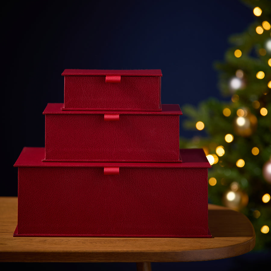 Faux Leather Keepsake Box