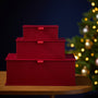 Faux Leather Keepsake Box