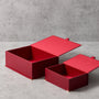 Faux Leather Keepsake Box Set