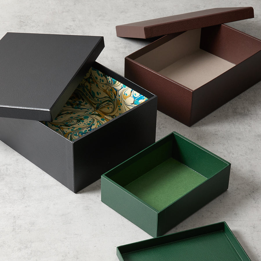 Faux Leather Memorial Memory Box