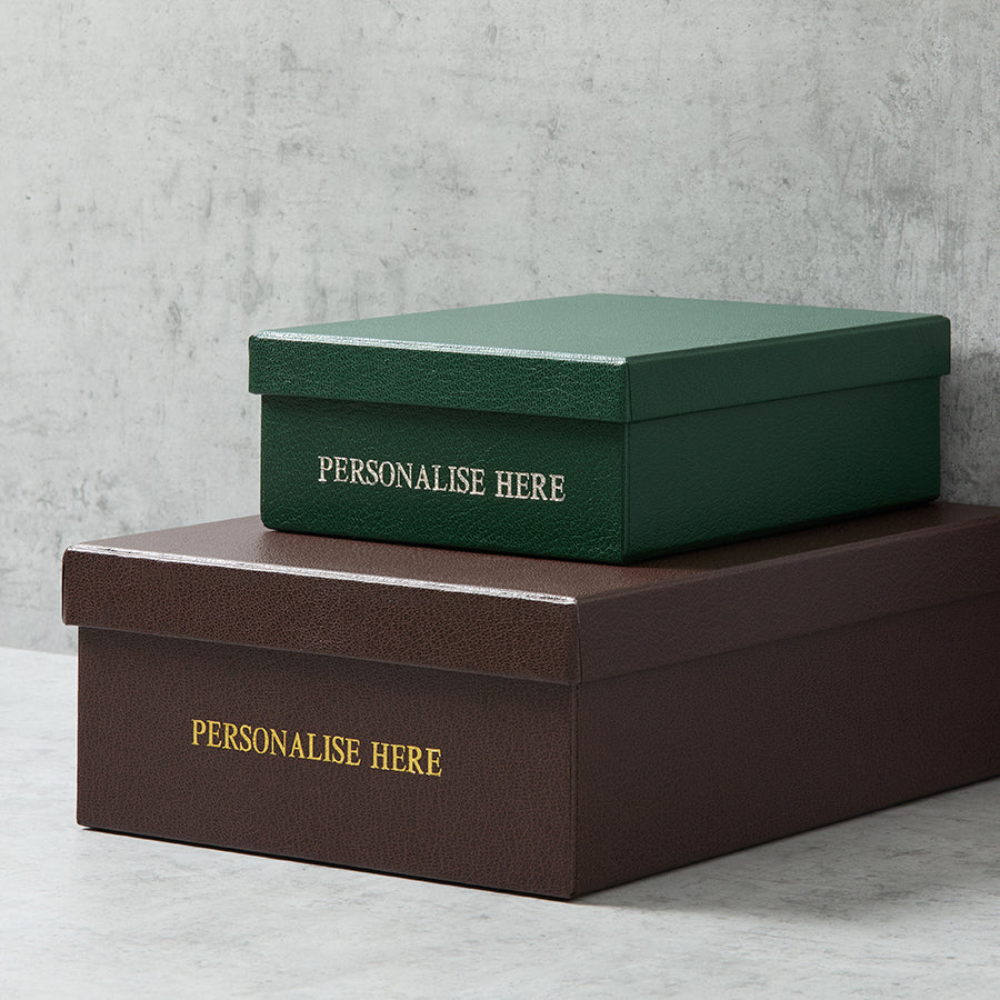 personalisation, gold and silver.