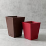 Faux Leather Waste Paper Bins