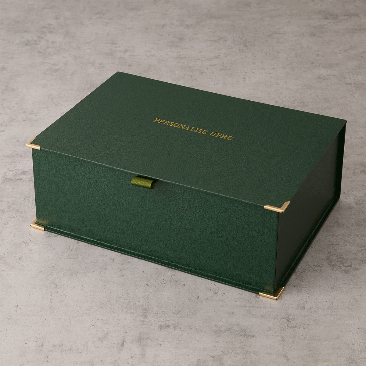 Faux Leather Keepsake Box